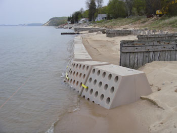 Sandsaver Module Installed, Natural Solution to Beach Erosion